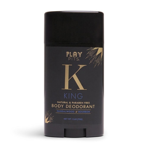 Play Pits King Natural Body Deodorant Sandalwood & Bourbon