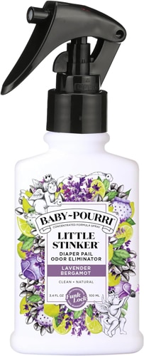 Poo-Pourri Little Stinker Baby Diaper Pail Odor Eliminator Spray Lavender Bergamot