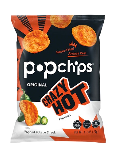 Popchips Potato Chips Crazy Hot