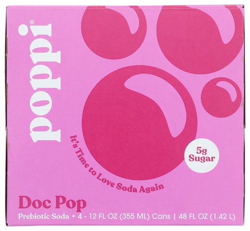 Poppi Prebiotic Soda Doc Pop