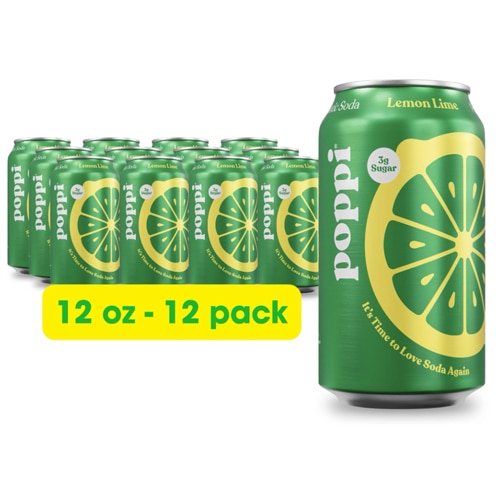 Poppi Prebiotic Soda Lemon Lime