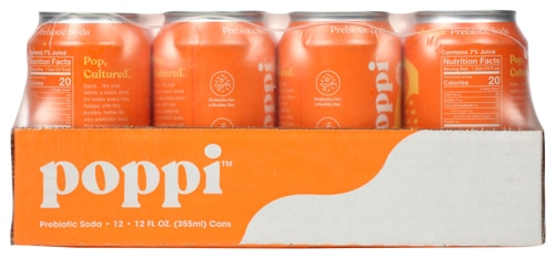 Poppi Prebiotic Soda Orange