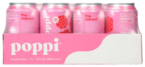 Poppi Prebiotic Soda Raspberry Rose