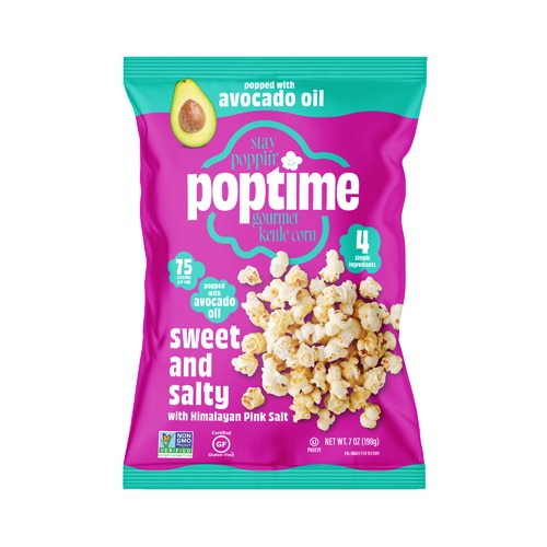 Poptime Avocado Oil Kettle Corn Popcorn Sweet & Salty