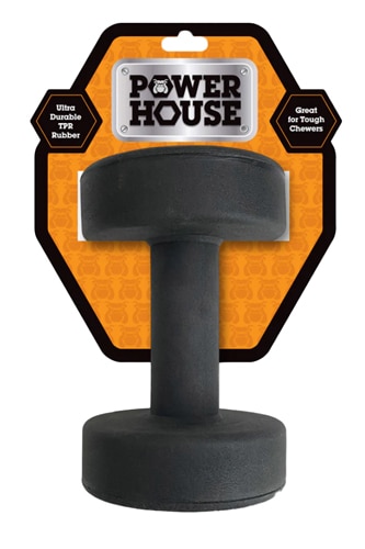 Power House Dog Chew Toy Tough Chewers Barbell