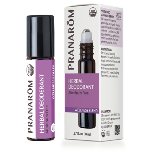 Pranarom Organic Deodorant Roll On Herbal