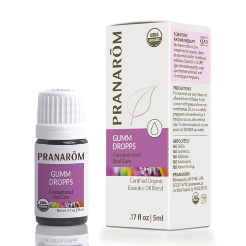 Pranarom Organic Gumm Dropps Essential Oil for Teeth & Gum