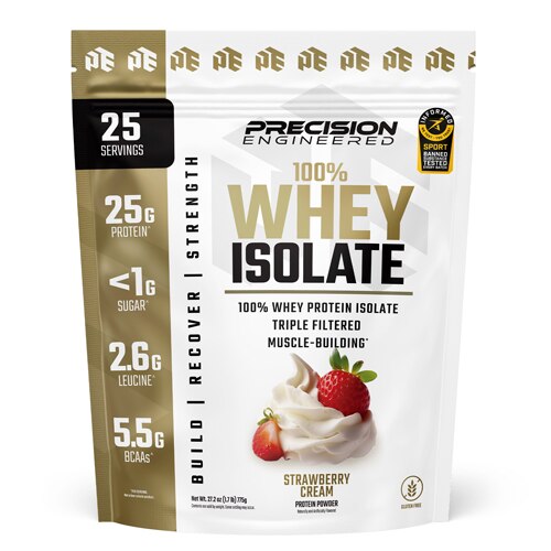 Precision Engineered 100% Whey Isolate - Informed Sport Certified Strawberry Cream