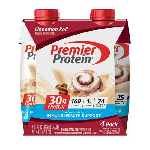 Premier Protein 30g Protein Shakes Cinnamon Roll