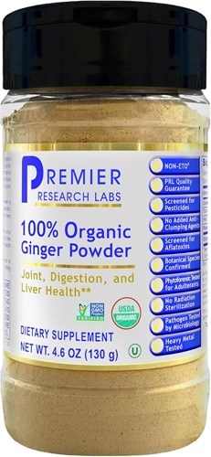 Premier Research Labs 100% Organic Ginger Powder