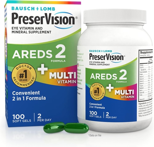 PreserVision AREDS 2 Formula + MultiVitamin Vitamin & Mineral Supplement