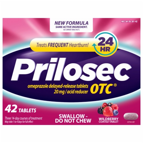 Prilosec OTC Heartburn Relief Wildberry