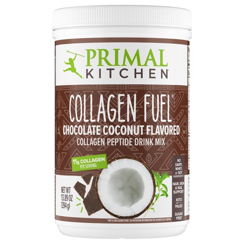 Primal Kitchen Collagen Fuel Collagen Peptide Drink Mix Chocolate Coconut