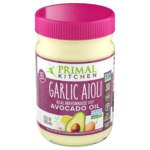 Primal Kitchen Mayo with Avocado Oil Garlic Aioli