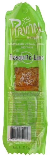 Primal Spirit Foods Primal Strips Meatless Vegan Jerky Mesquite Lime