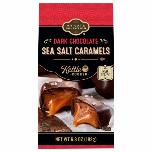 Private Selection Dark Chocolate Sea Salt Caramels Kettle Cooked