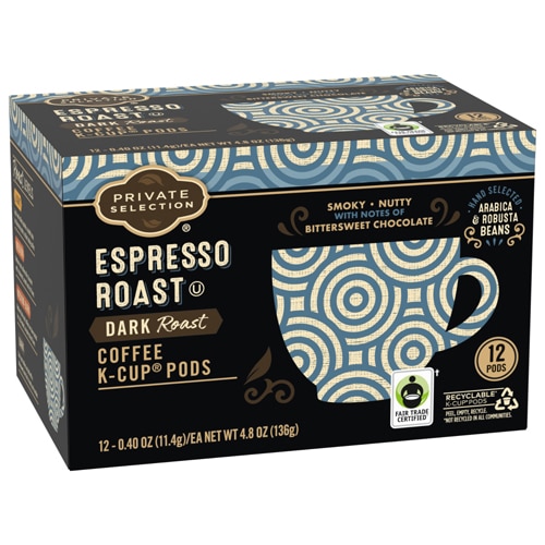 Private Selection Espresso Roast Dark Roast Coffee K-Cup Pods