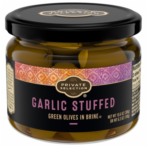 Private Selection Garlic Stuffed Green Olives in Brine