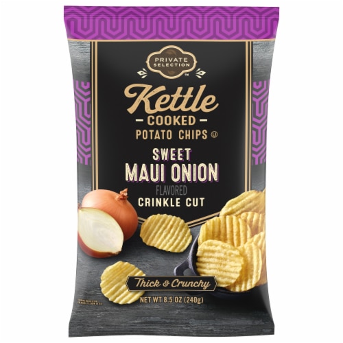 Private Selection Sweet Maui Onion Crinkle Cut Kettle Potato Chips