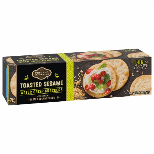 Private Selection Toasted Sesame Water Crisp Crackers