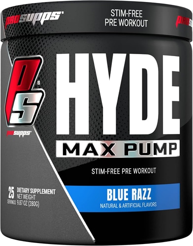 Pro Supps Hyde Max Pump Pre-Workout Blue Razz