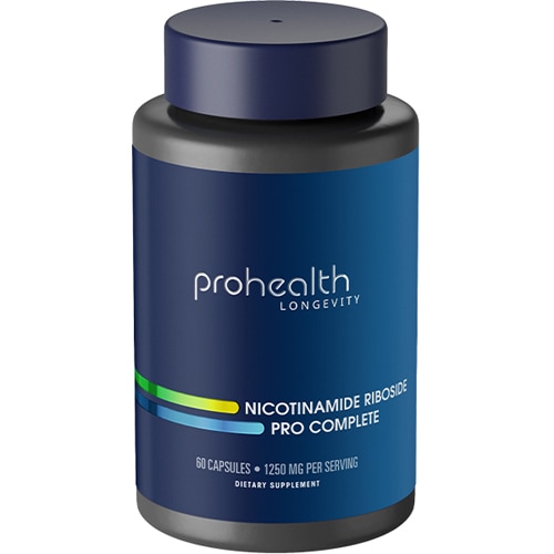 ProHealth Nicotinamide Riboside Pro Complete - 500 mg NIAGEN + 500 mg Trans-Resveratrol + 250 mg TMG