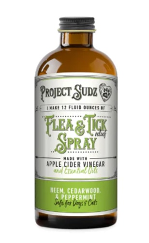 Project Sudz Dog & Cat Flea & Tick Relief Spray Concentrate