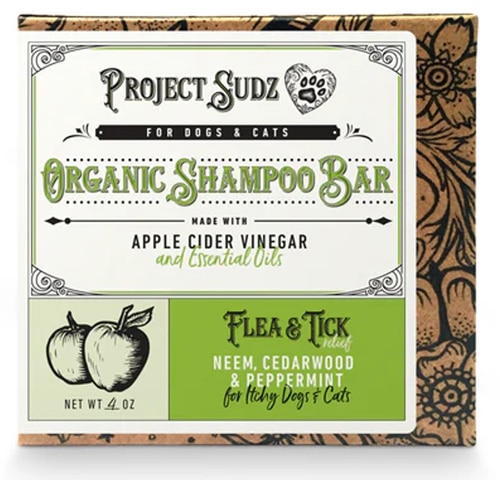 Project Sudz Dog & Cat Organic Shampoo Bar Flea & Tick Relief