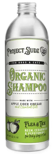 Project Sudz Dog & Cat Organic Shampoo Flea & Tick Relief