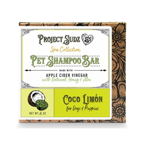 Project Sudz Dog & Cat Spa Collection Bar Shampoo Coco Limone