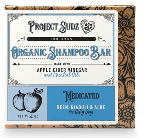 Project Sudz Dog Organic Shampoo Bar Medicated
