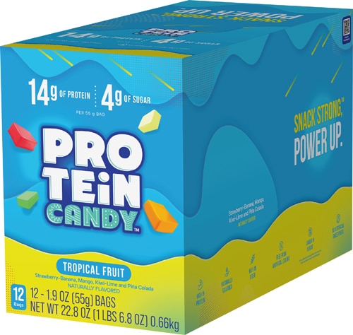 Protein Candy Chewy Candies Tropical Fruit