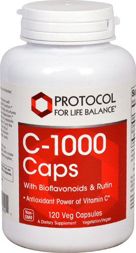 Protocol For Life Balance C-1000 Caps with Bioflavonoids & Rutin