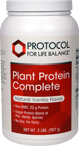 Protocol For Life Balance Plant Protein Complete Natural Vanilla