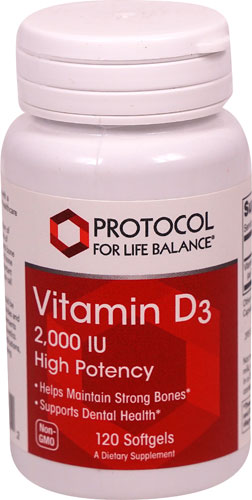 Protocol For Life Balance Vitamin D3 High Potency