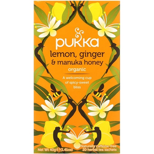 Pukka Organic Lemon Ginger & Manuka Honey Herbal Tea