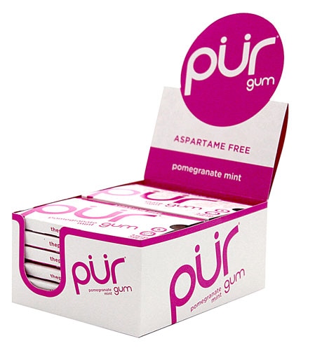 Pur Company Pur Gum Aspartame Free Pomegranate Mint