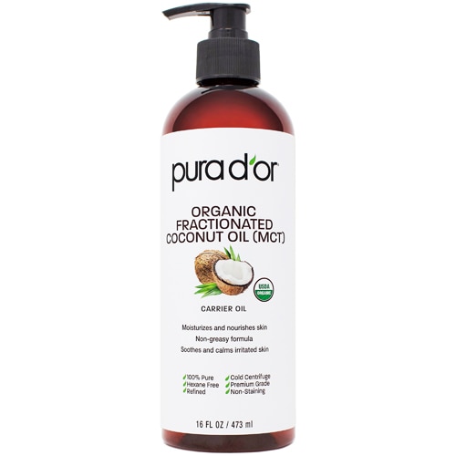 Pura D'or Organic Fractionated Coconut Oil