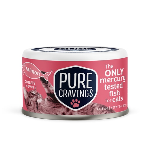 Pure Cravings Cutlets in Gravy Wet Cat Food Wild Salmon