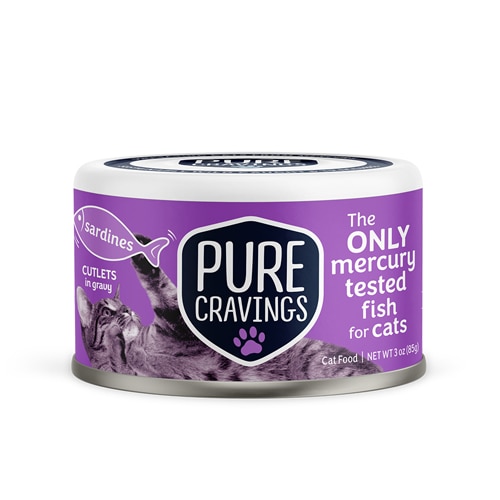 Pure Cravings Cutlets in Gravy Wet Cat Food Wild Sardines