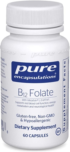 Pure Encapsulations B12 Folate with Metafolin® L-5-MTHF