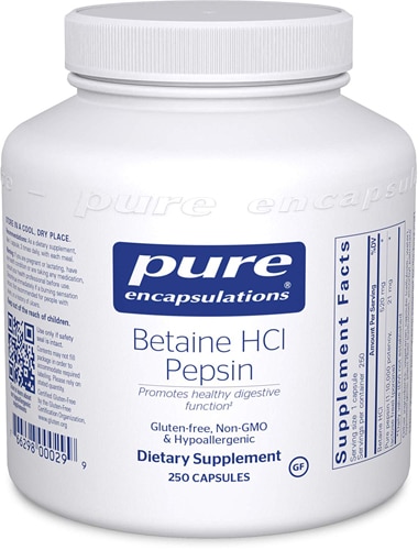 Pure Encapsulations Betaine HCl Pepsin