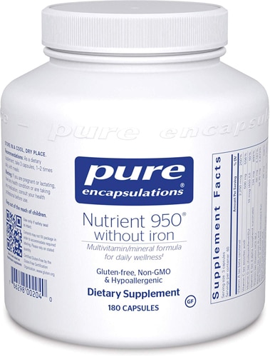 Pure Encapsulations Nutrient 950® Without Iron