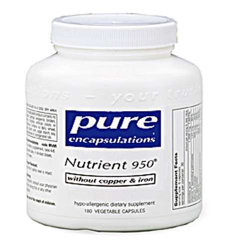 Pure Encapsulations Nutrient 950 without Copper & Iron