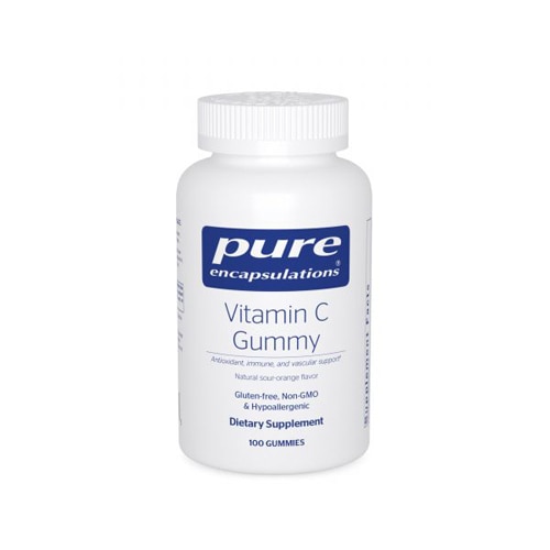 Pure Encapsulations Vitamin C Gummy Natural Sour-Orange