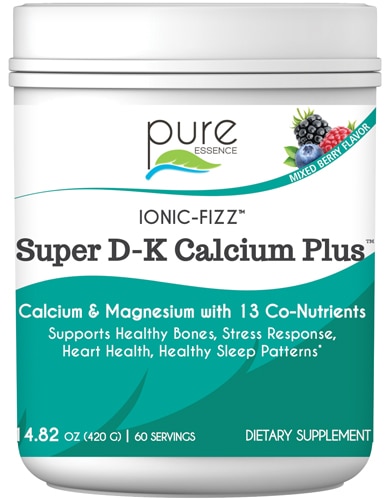 Pure Essence Labs Ionic-Fizz™ Super D-K Calcium Plus™ Mixed Berry