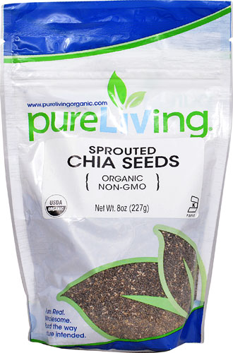 Pure Living Organic Sprouted Chia Seeds