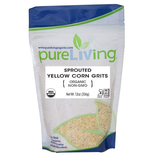 Pure Living Organic Sprouted Yellow Corn Grits