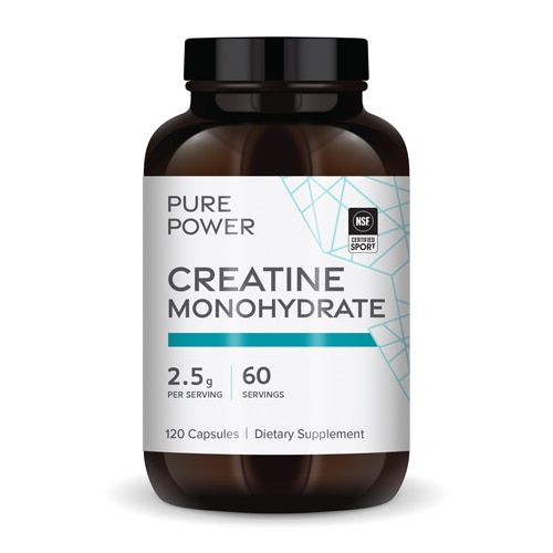 Pure Power Creatine Monohydrate - NSF Certified for Sport