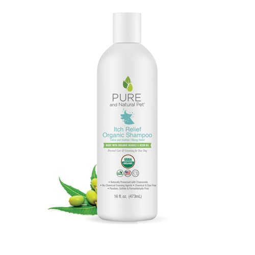Pure and Natural Pet Organic Itch Relief Dog Shampoo